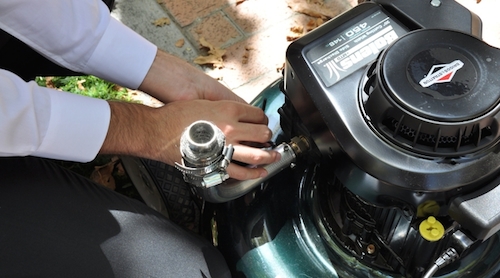 Lawn Mower Anti-Pollution Device, UC Riverside